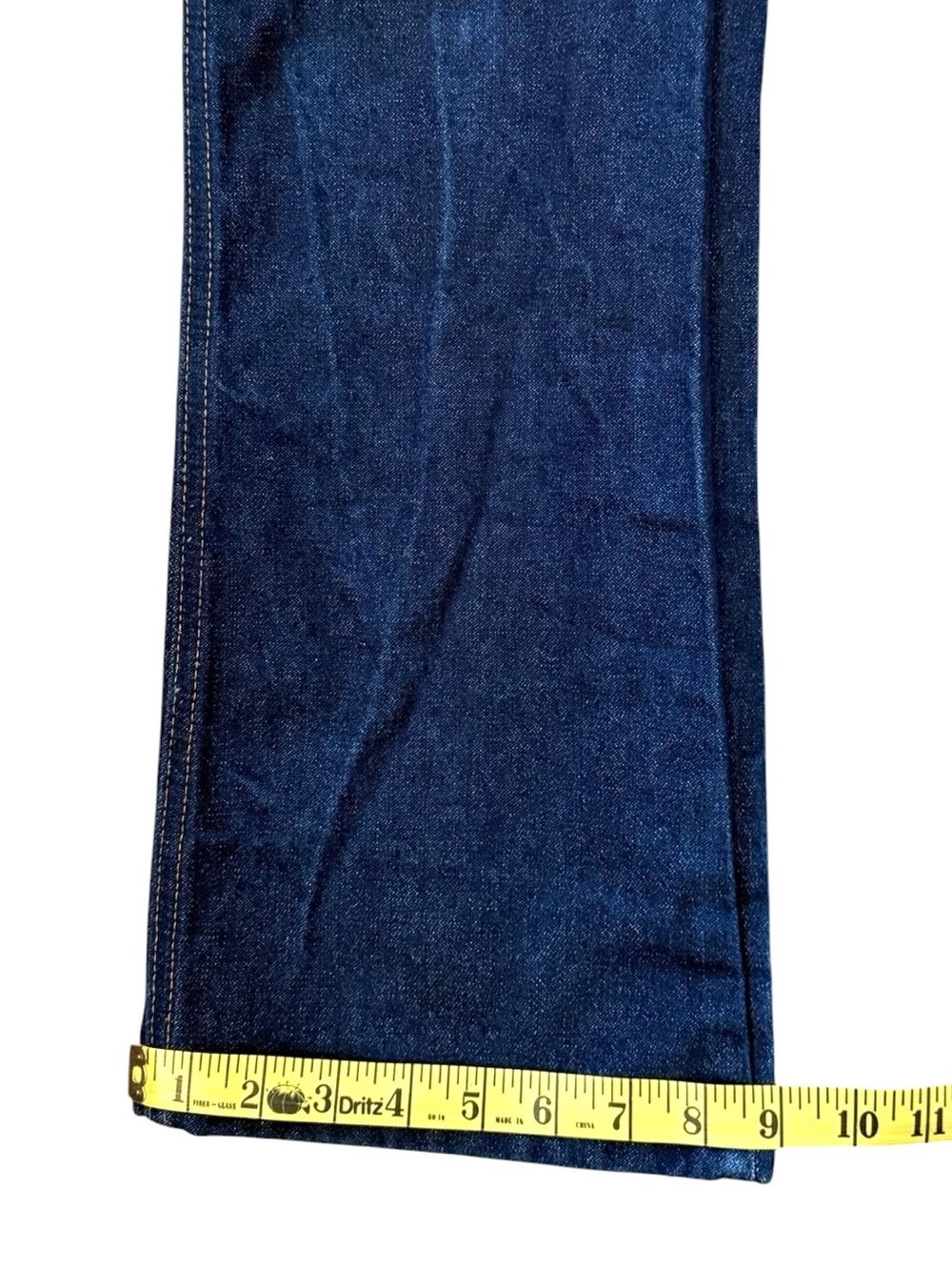 VTG 2002 Wrangler 945NAV Cowboy Cut Rigid Jeans 33x32 Fits 30x31 USA Dark Wash - Picture 12 of 13